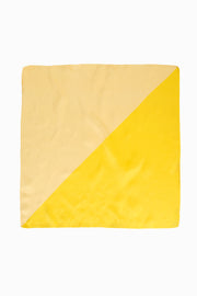 Triangle Color Block Silk Bandana