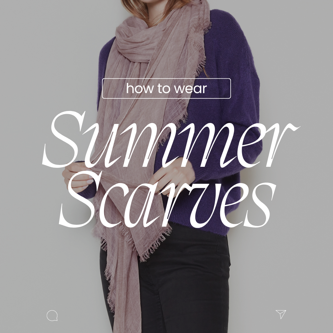 Different ways to wear a scarf in the summer deals