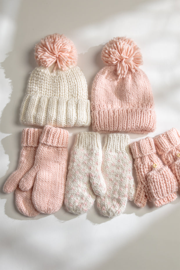 Hand-Knitted Basic Gloves