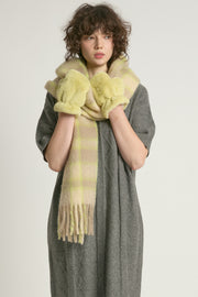 Cable Knit Collared Short Sleeves Dress