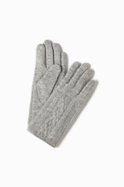 Half Cable Wool Gloves