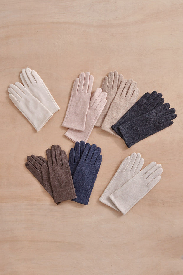 Chic Plain Gloves