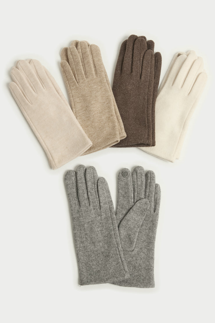 Chic Plain Gloves