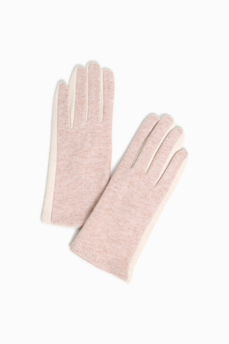 Two-tone Chic Plain Gloves