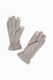 Shirred Puffer Gloves
