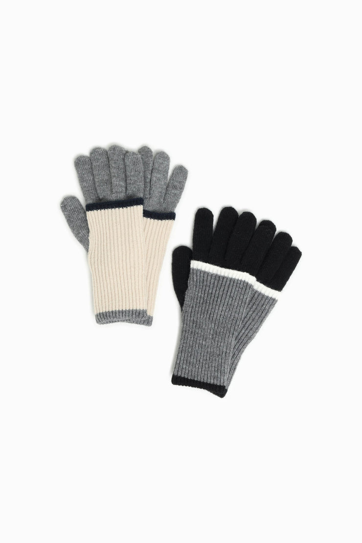 Fingerhole Long Knit Magic Gloves