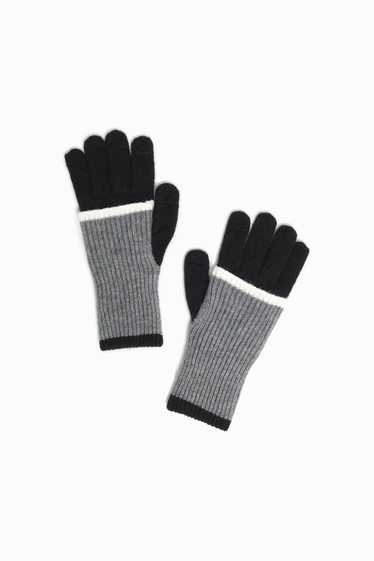 Fingerhole Long Knit Magic Gloves