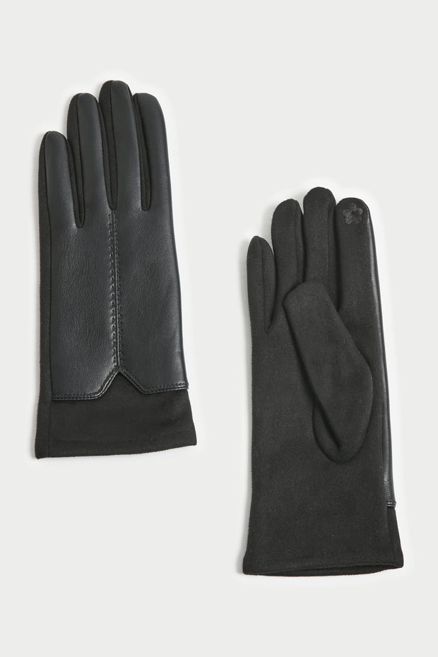 Stitch Detail Panel Gloves