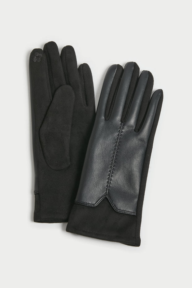 Stitch Detail Panel Gloves