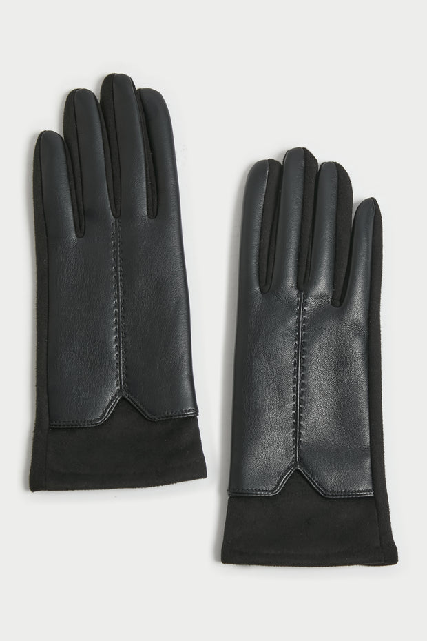 Stitch Detail Panel Gloves