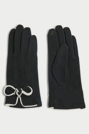 Piped Bow Trim Gloves