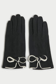 Piped Bow Trim Gloves