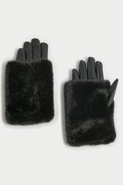 Luxe Fur Overlay Gloves