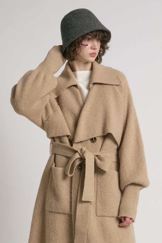 Wool Blended Modern Bucket Hat