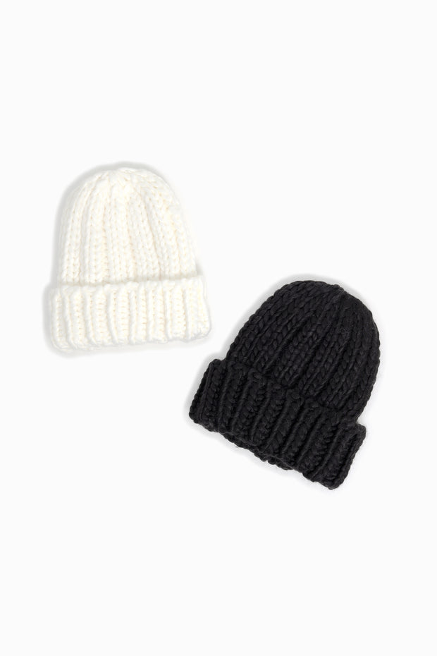 Hand-knitted Chunky Beanie Hat