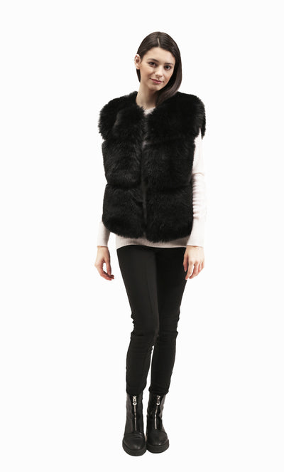 Faux Fur Short Vest