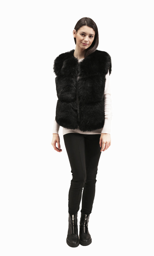 Faux Fur Short Vest