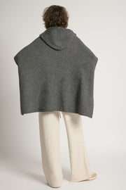 Hooded Pullover Poncho