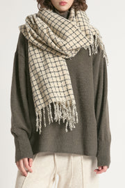 Windowpane Blanket Scarf
