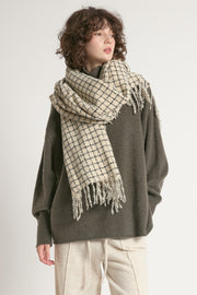 Windowpane Blanket Scarf