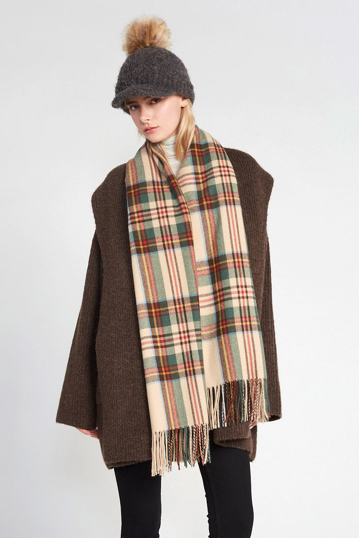 Soft Tartan Plaid Scarf