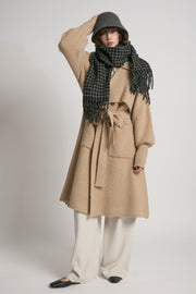 Minimal Windowpane Scarf