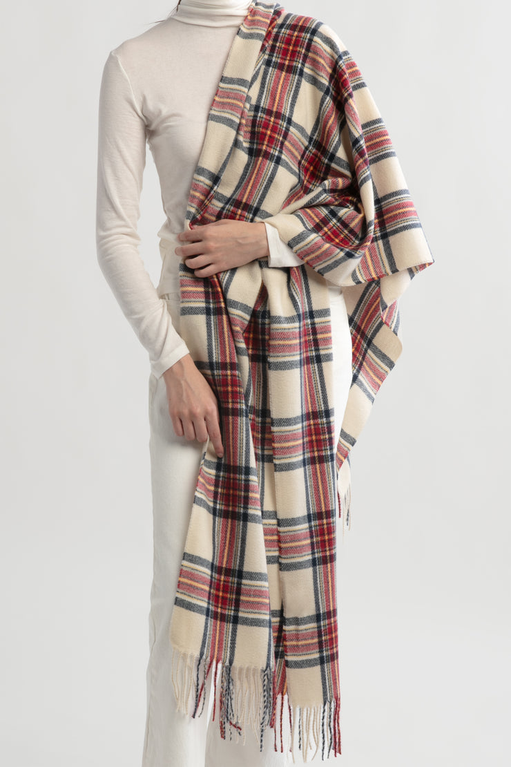 Timeless Check Tassel Scarf