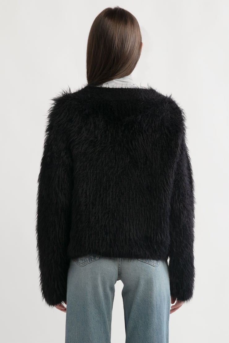 Fuzzy Eyelash Sweater