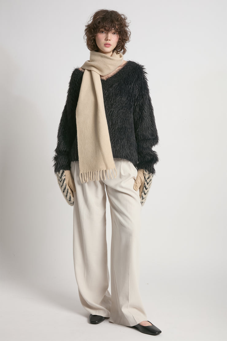Fuzzy Eyelash Sweater