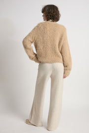 Fuzzy Eyelash Sweater