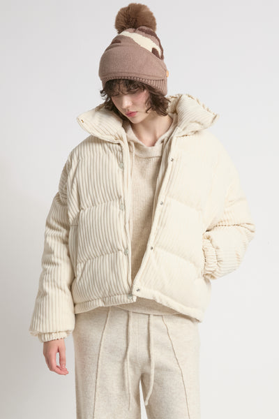 Corduroy Puffer Jacket
