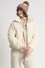 Corduroy Puffer Jacket