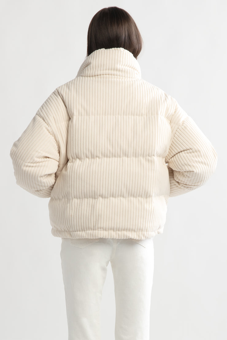 Corduroy Puffer Jacket