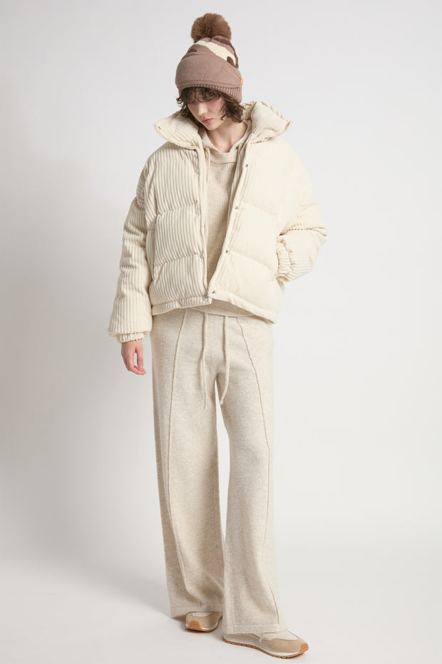 Corduroy Puffer Jacket