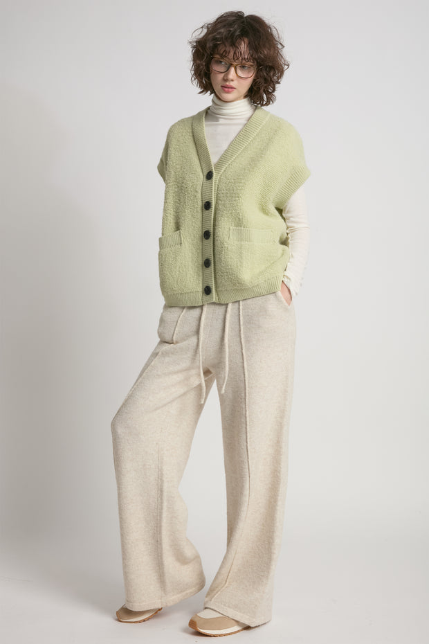 Boucle Knit Vest