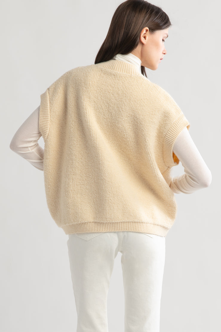 Boucle Knit Vest