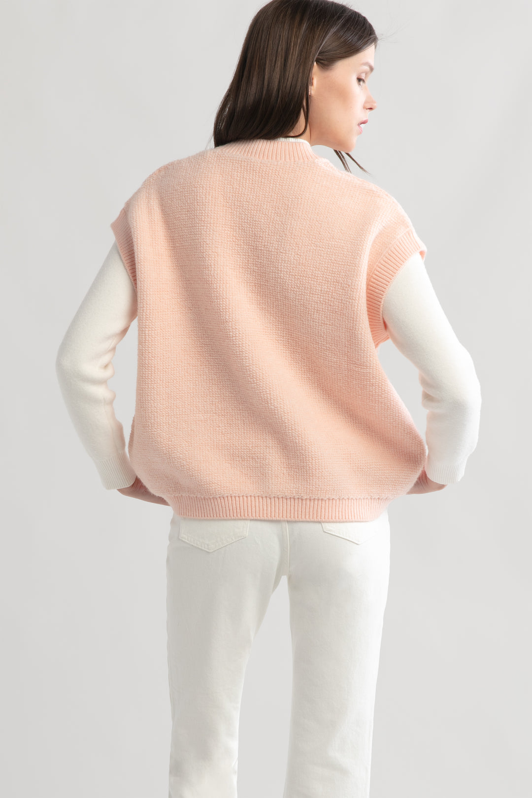 トップス todayful Melange Knit Vest Women's Gold Metallic Textured Stripe Knit Vest | ME+EM