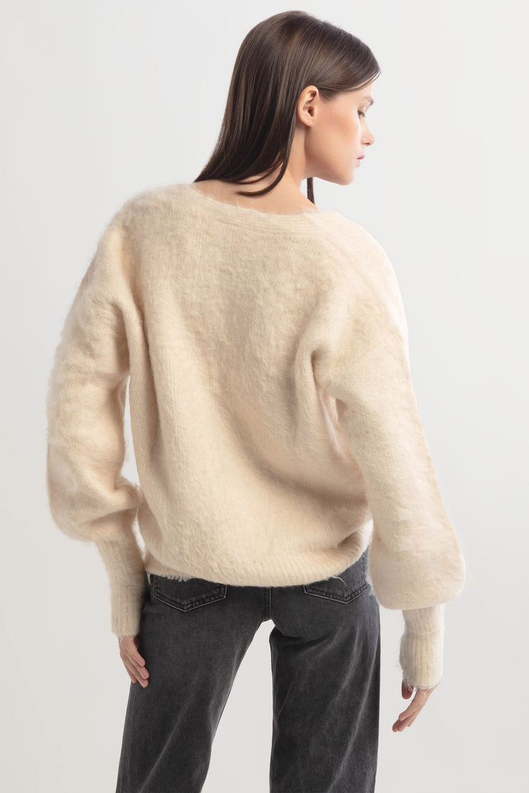 Shaggy Fur Cardigan