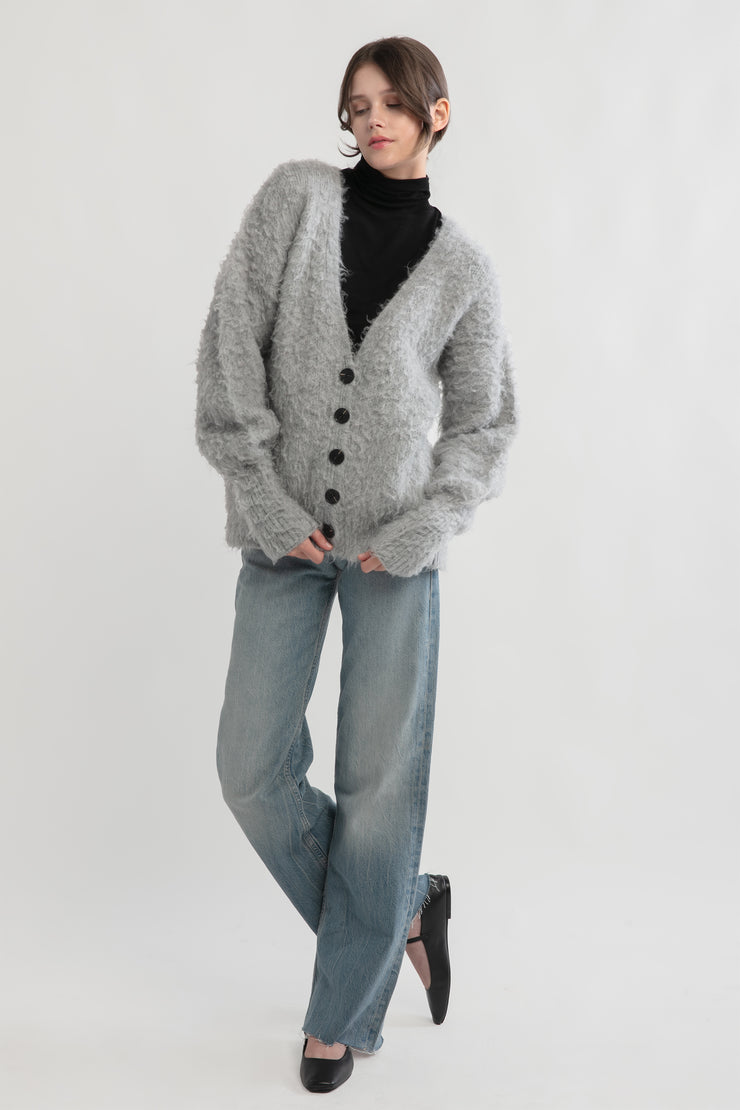 Shaggy Fur Cardigan