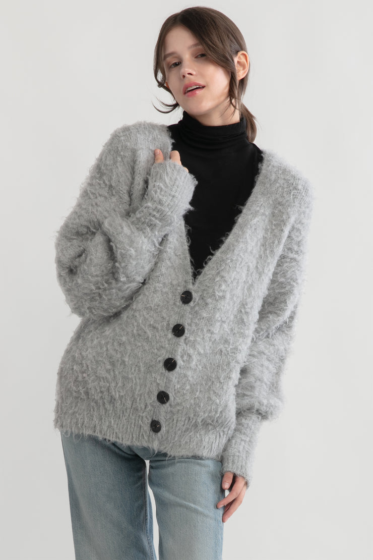 Shaggy Fur Cardigan