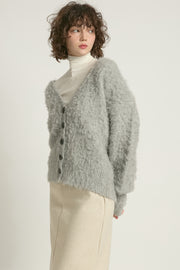Shaggy Fur Cardigan
