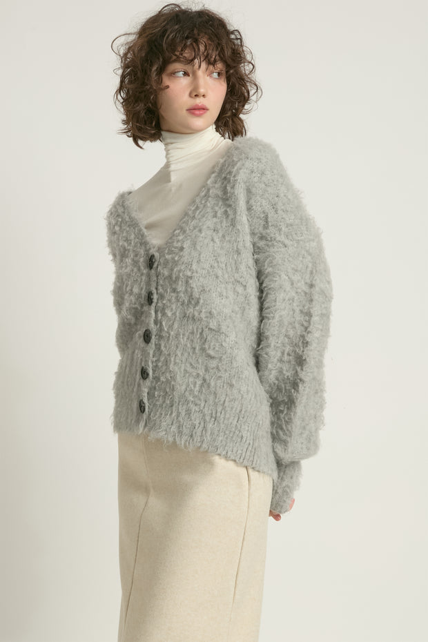 Shaggy Fur Cardigan