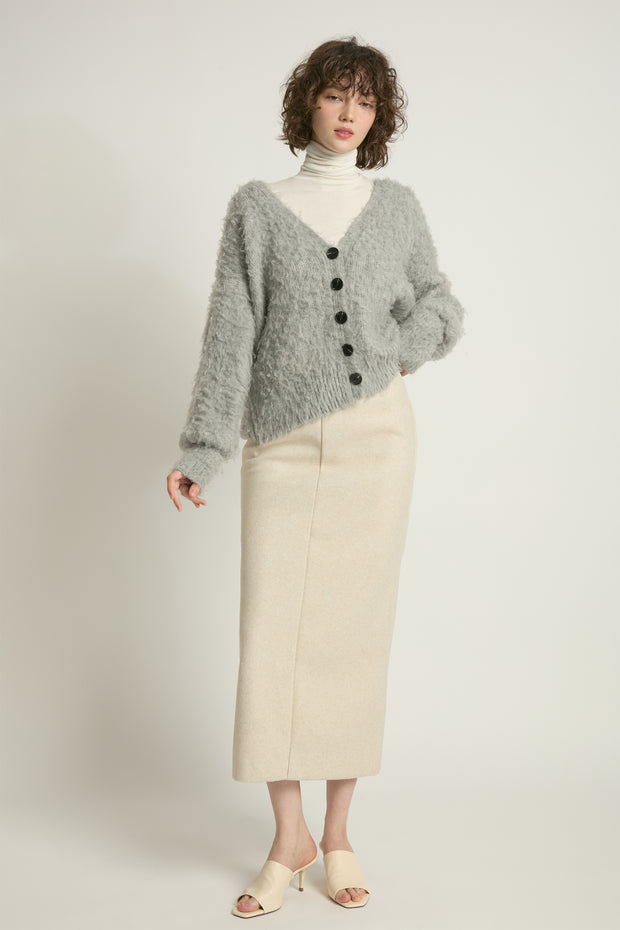 Shaggy Fur Cardigan