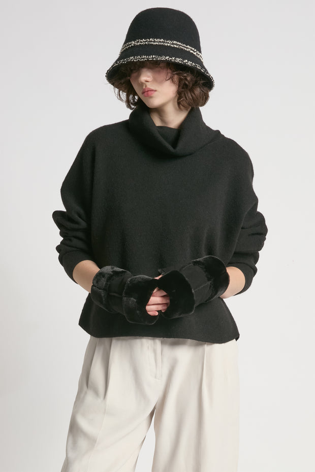 Dolman Funnelneck Pullover