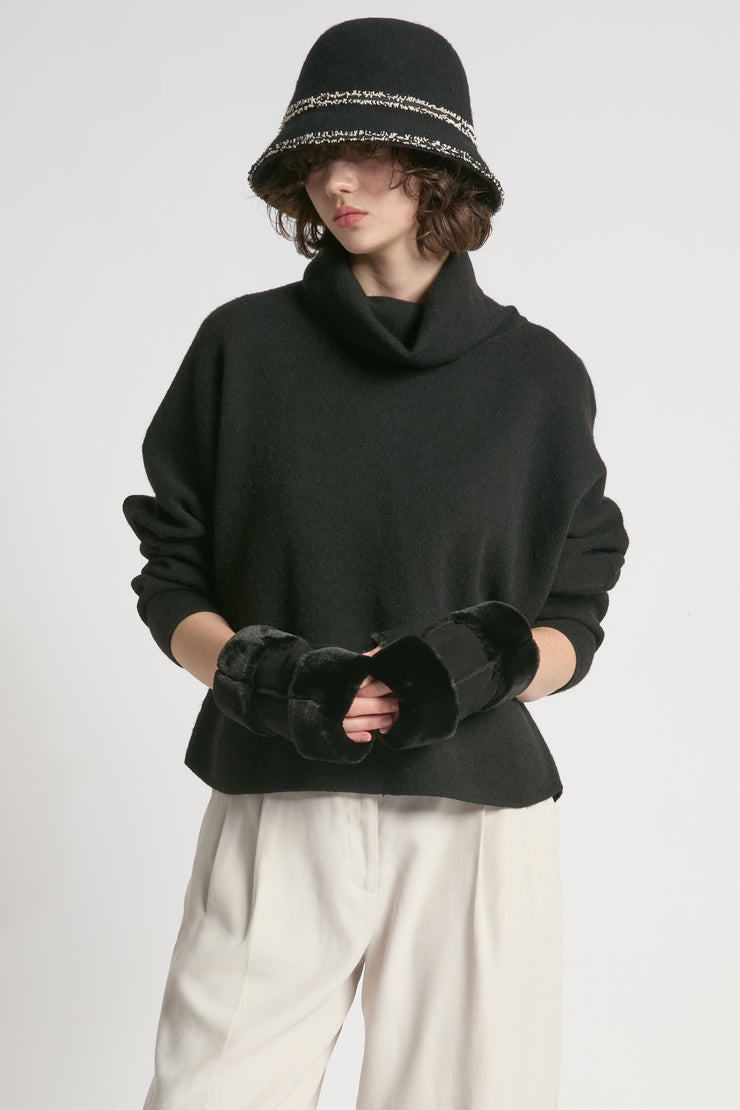 Dolman Funnelneck Pullover