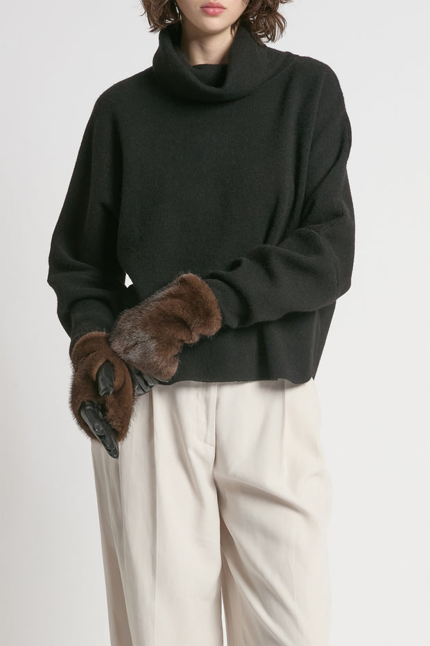 Dolman Funnelneck Pullover