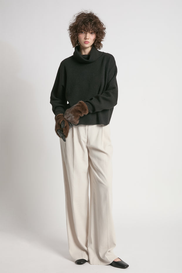Dolman Funnelneck Pullover