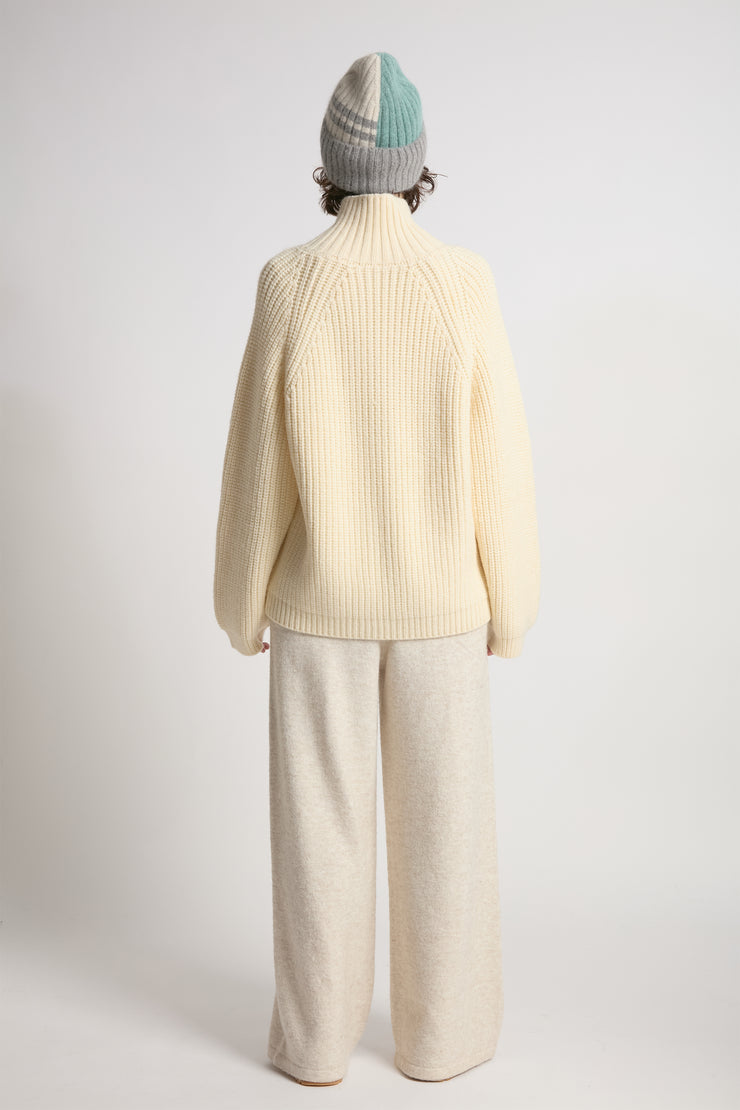 Chunky Zip Cardigan