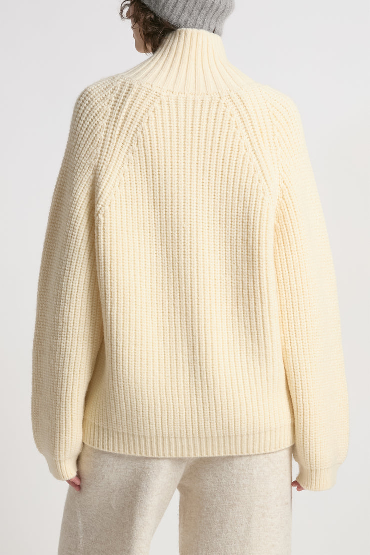 Chunky Zip Cardigan