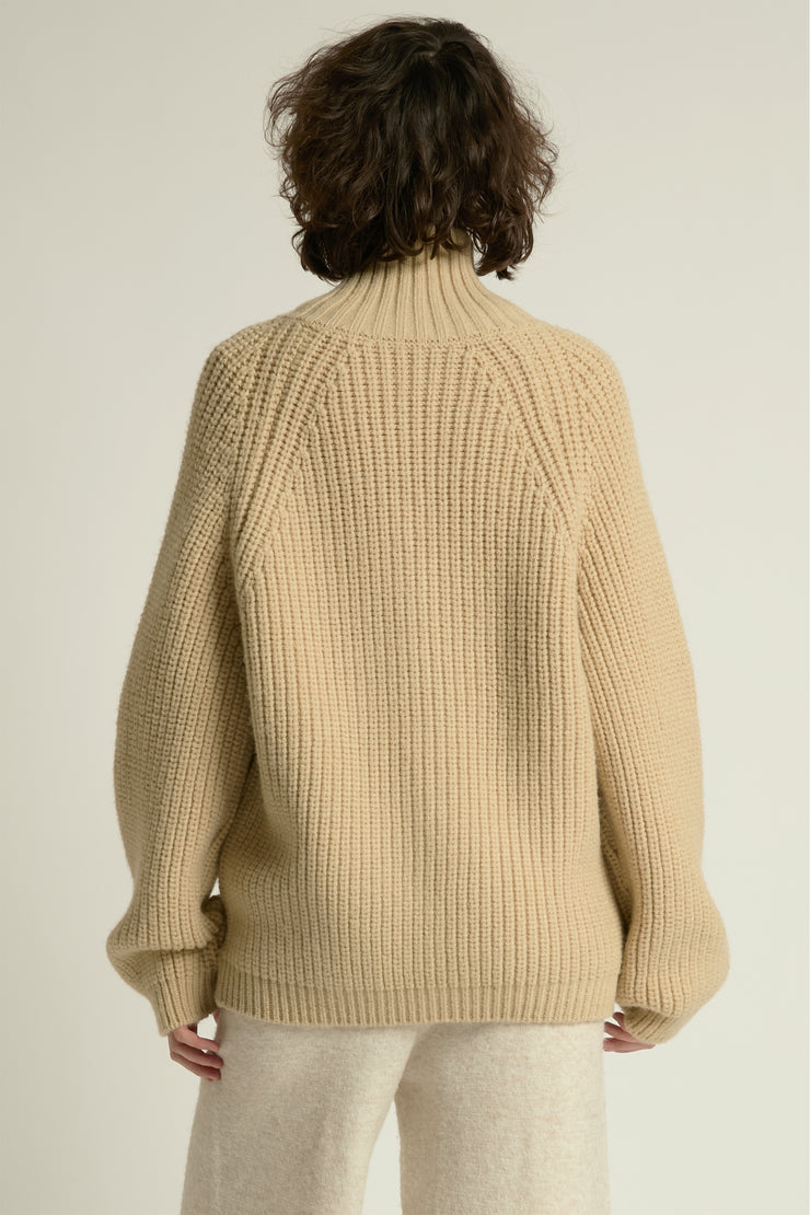 Chunky Zip Cardigan